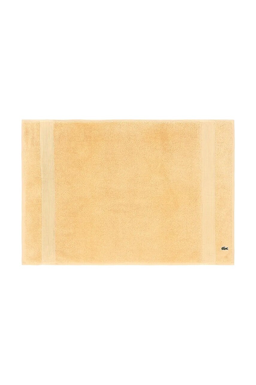 Kúpeľňová predložka Lacoste L LECROCO Sesame 50 x 70 cm žltá farba