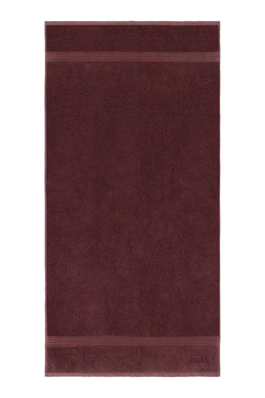 Bavlnený uterák BOSS LOFT Brownie 70 x 140 cm bordová farba