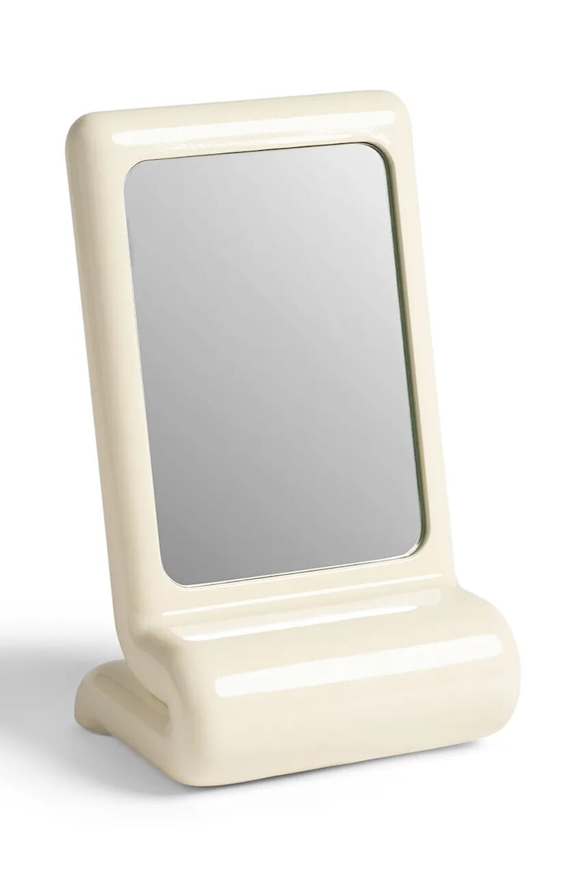 Zrkadielko &k amsterdam 15 x 12,5 x 25 cm béžová farba