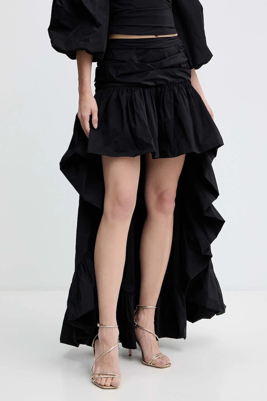 Sukňa Pinko čierna farba, maxi, áčkový strih, 105642 Y3LE