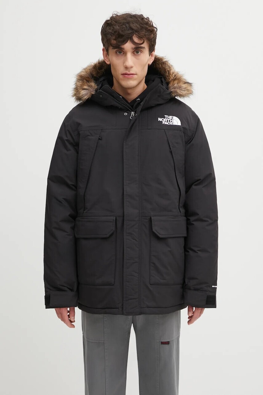 Páperová bunda The North Face McMurdo čierna farba, zimná, NF0A5GJFKX71
