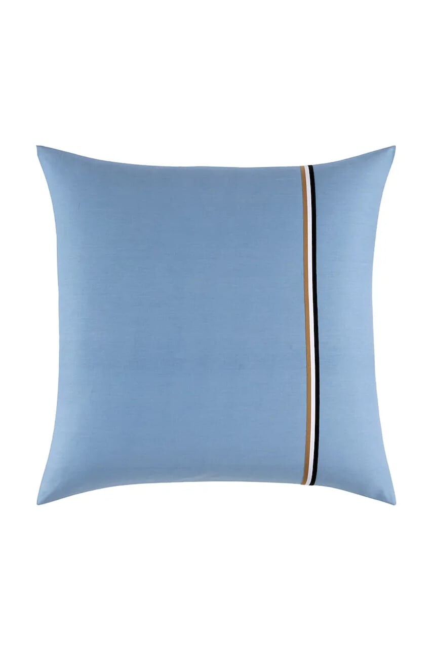 Bavlnená obliečka na vankúš BOSS BLINEA Horizon 65 x 65 cm modrá farba