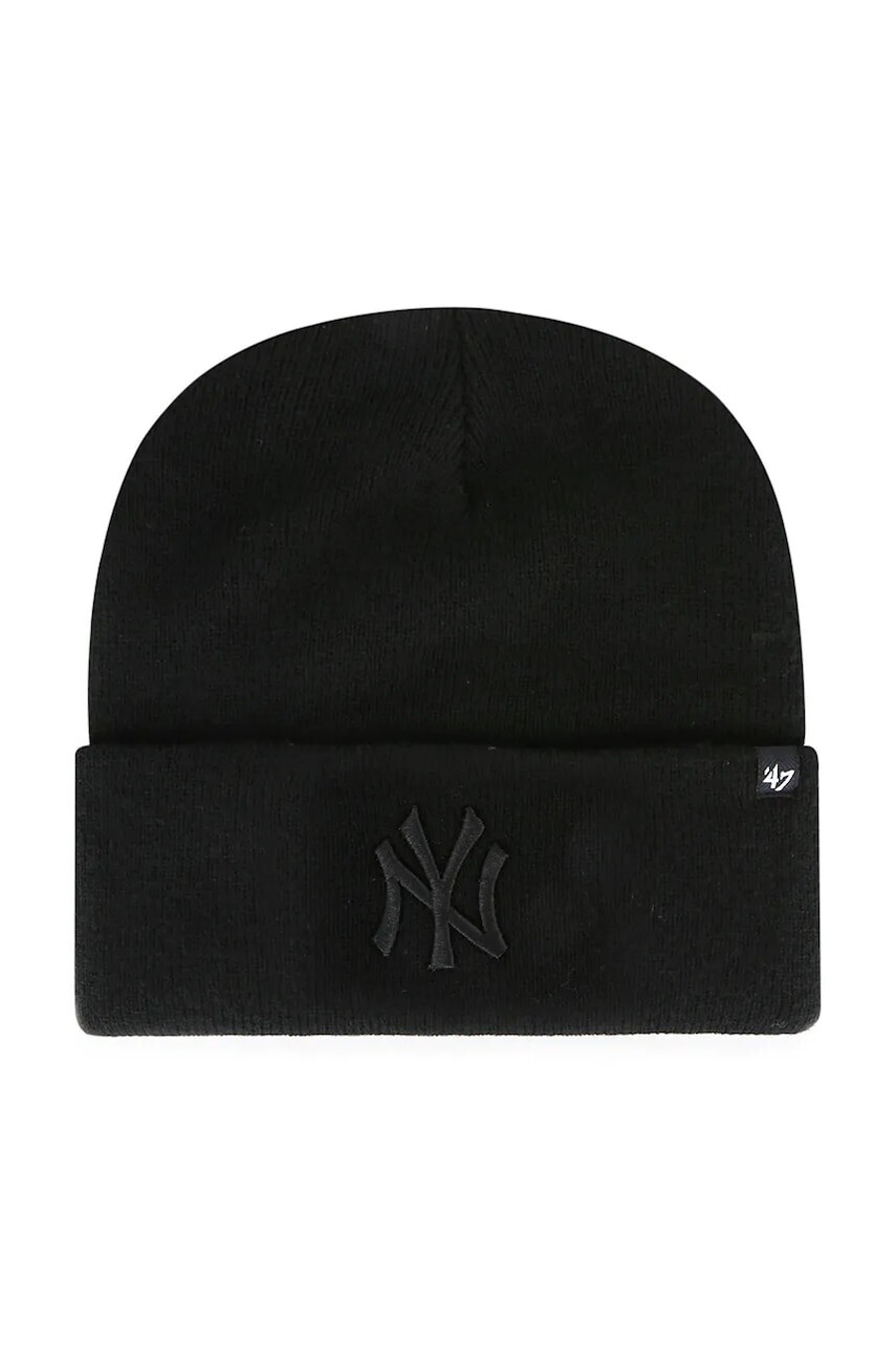 Čiapka 47 brand MLB New York Yankees čierna farba, B-HYMKR17ACE-BKAL