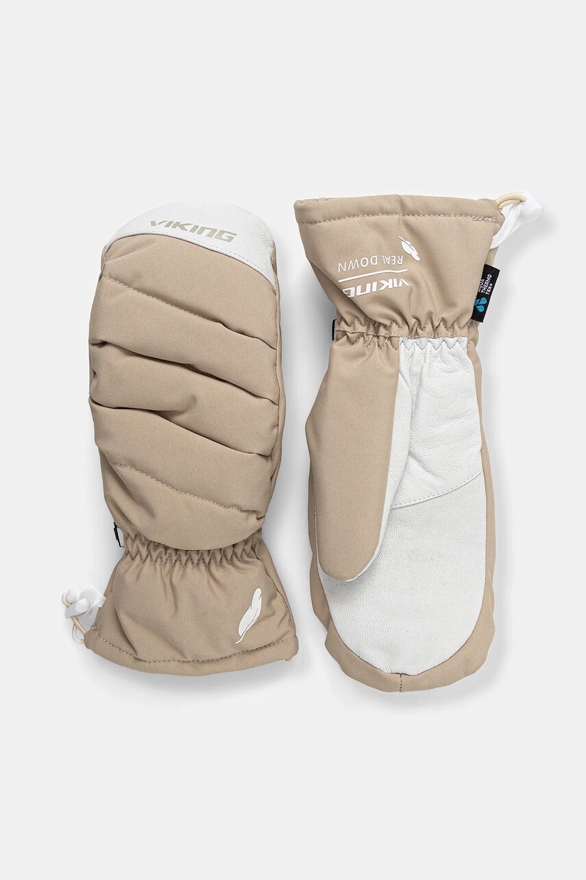 Lyžiarske rukavice Viking Ogama Ski béžová farba, 112/27/0301