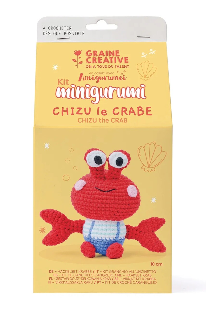 Sada na háčkovanie diy Graine Creative Kit Amigurumi 10 cm viac farieb