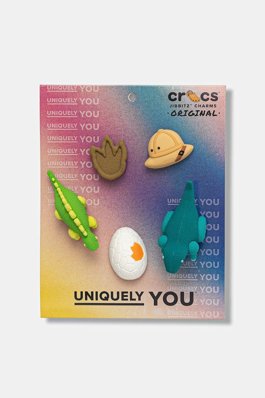 Detské odznaky na topánky Crocs 3D Dinosaur Adventure 5 Pack 5-pak viac farieb, 10016193