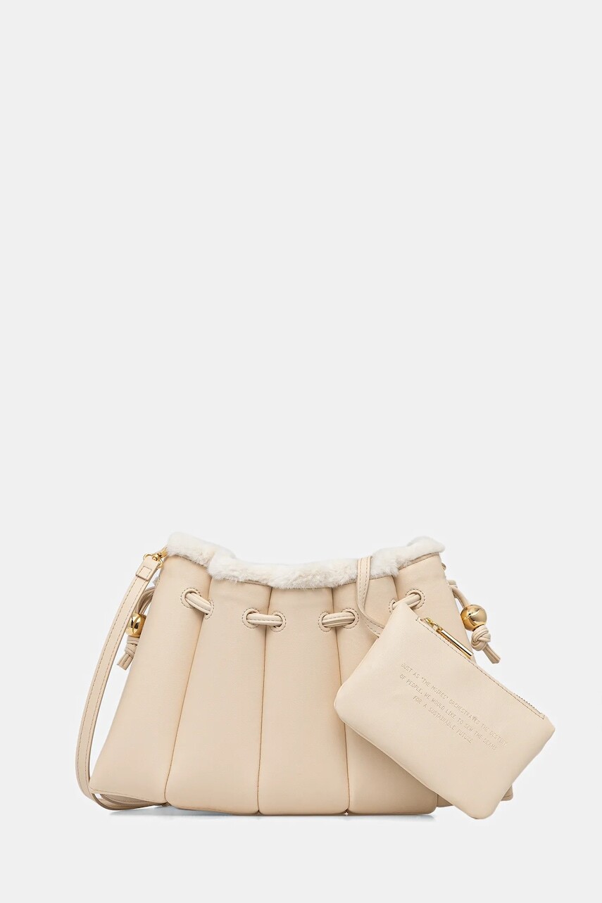 Kabelka Themoire béžová farba, TMFW25DFEDF81