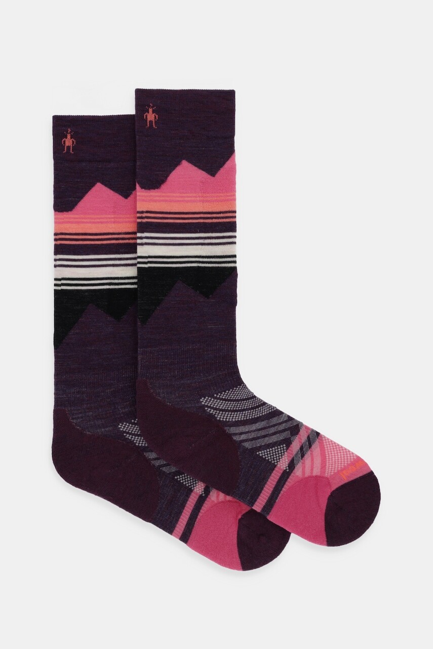 Lyžiarske ponožky Smartwool fialová farba, SW001863