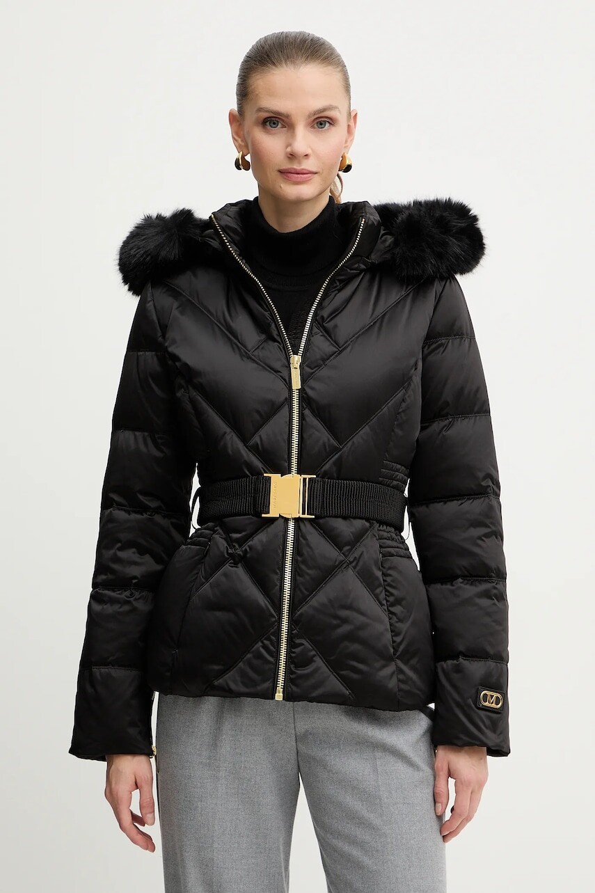 Páperová bunda Marciano by Guess ELLY čierna farba, zimná, 5BGL37 7374A