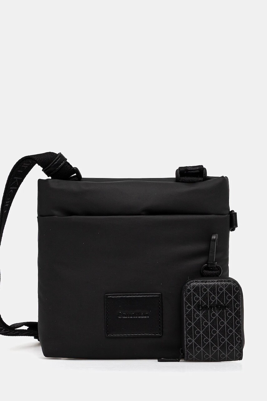 Malá taška Calvin Klein čierna farba, LV04D3224G