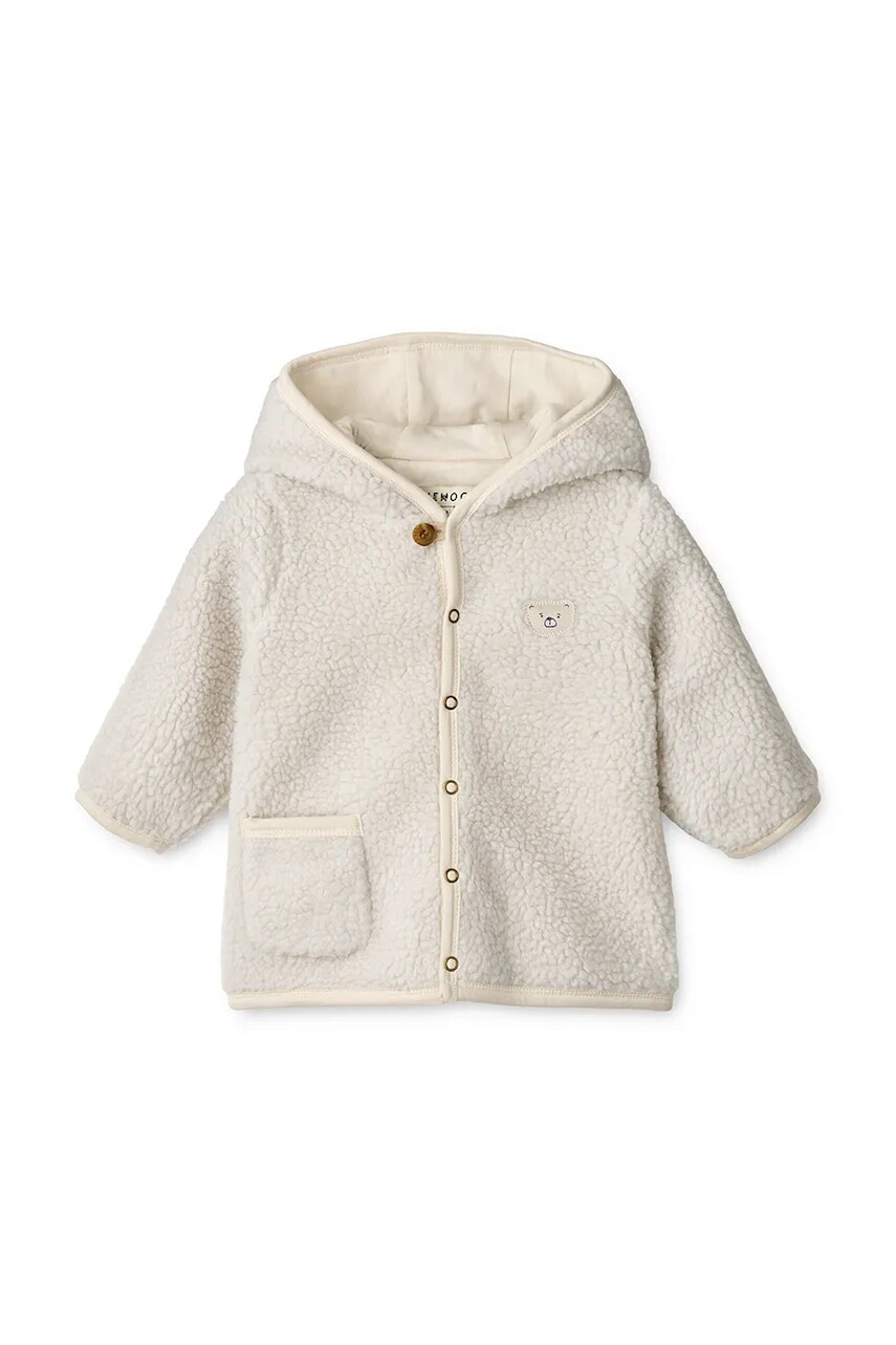 Bunda Liewood Baylor Baby Jacket biela farba, LW20801