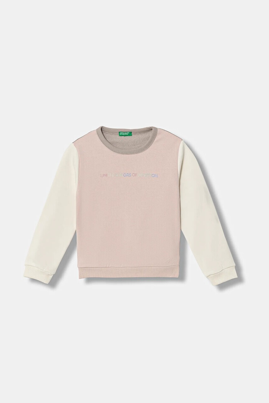 Detská mikina United Colors of Benetton viac farieb, jednofarebná, 39M2G10KY