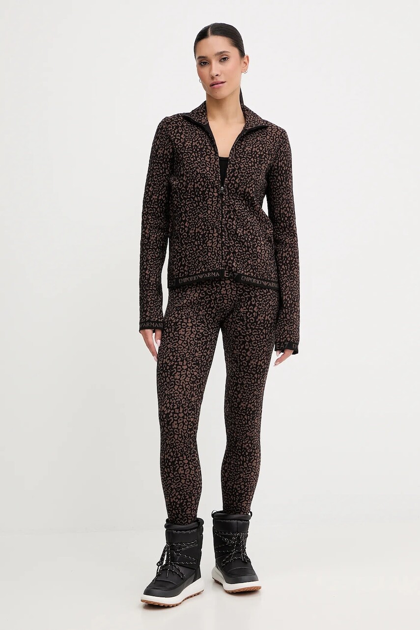 Súprava EA7 Emporio Armani hnedá farba, AF17569.7W000809