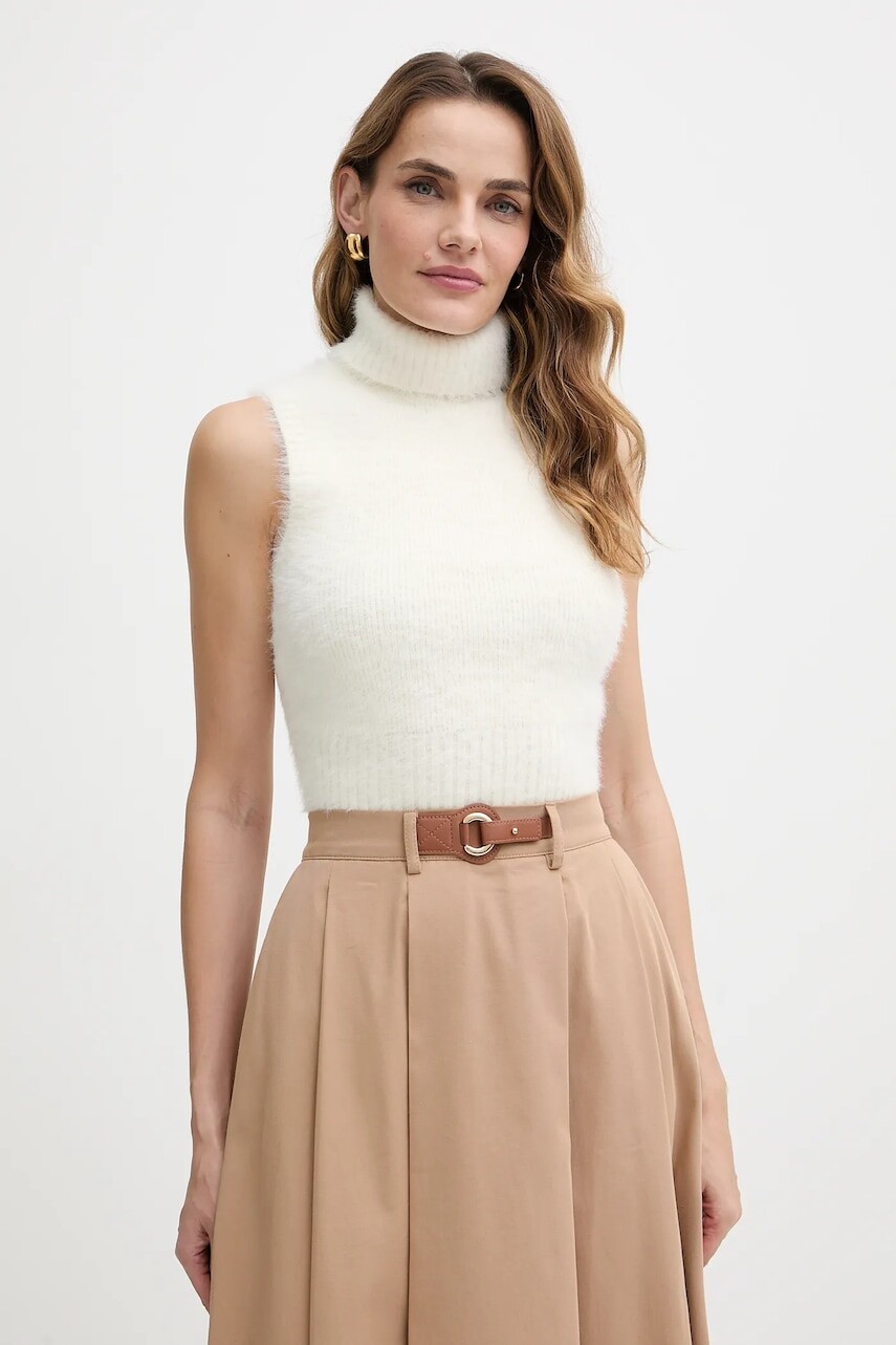 Vesta Guess MEI dámska, béžová farba, teplé, s rolákom, W5BR57 Z3BH0