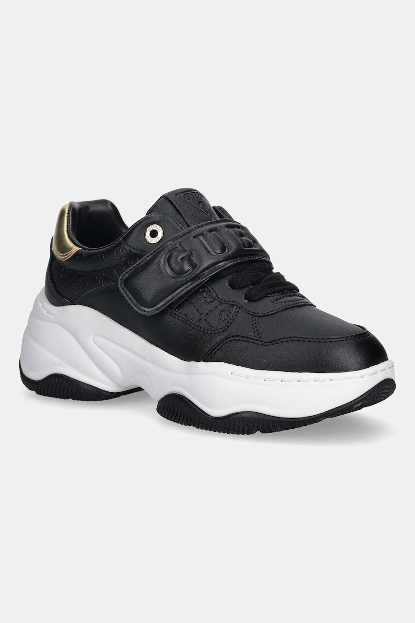 Tenisky Guess HELINN čierna farba, FLFHNN ELE12