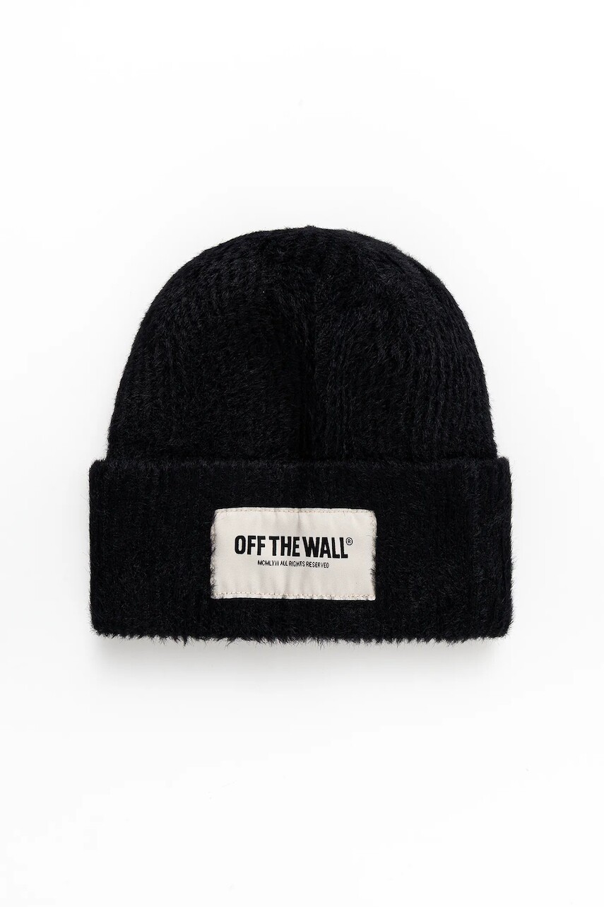 Čiapka Vans čierna farba, VN000QAWBLK1