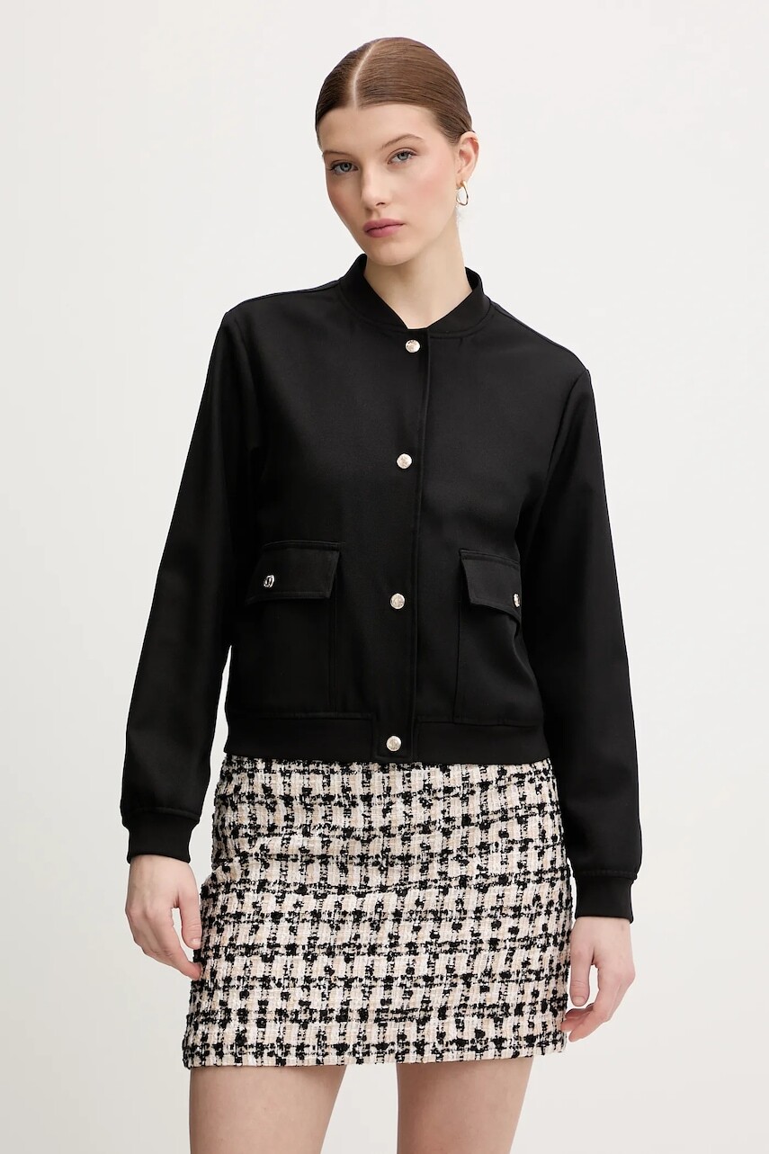 Bunda Joop! čierna farba, prechodná, 30100426