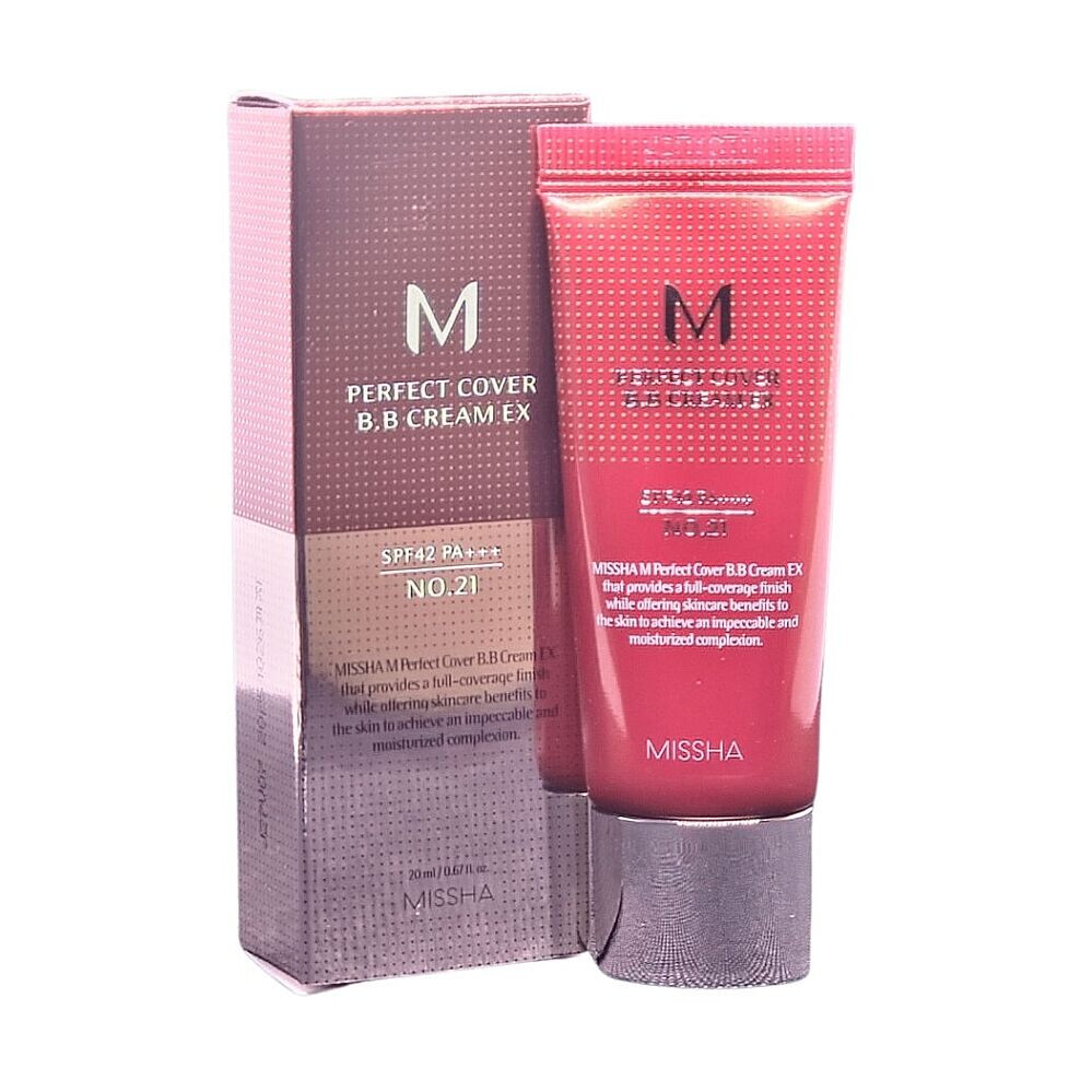 MISSHA M Perfect cover BB krém EX SPF42/PA+++ odtieň č.21 20 ml