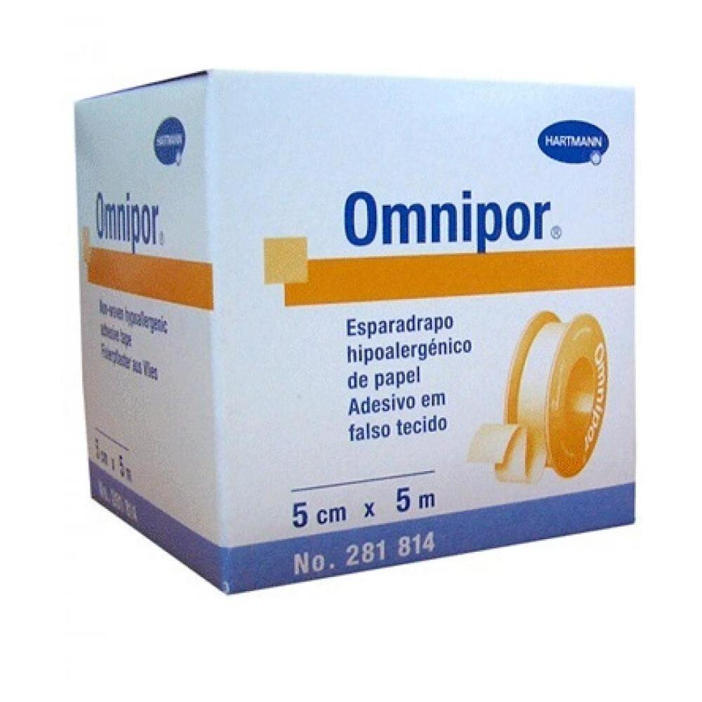 Náplasť Omnipor netkaný textil 5 cmx5 m 1 ks