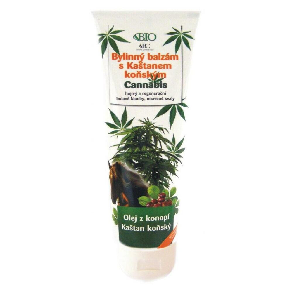 BIONE COSMETICS CANNABIS bylinný balzam s gaštanom konským 300 ml