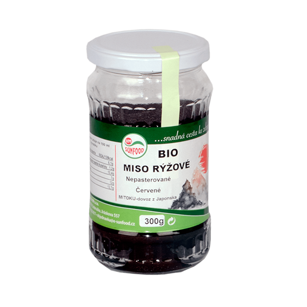 SUNFOOD Miso ryžové červené BIO 300 g