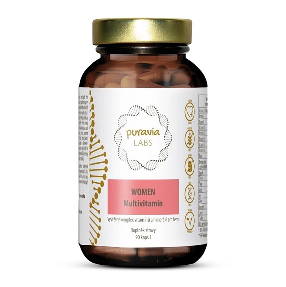 PURAVIA LABS Multivitamín pre ženy 90 kapsúl