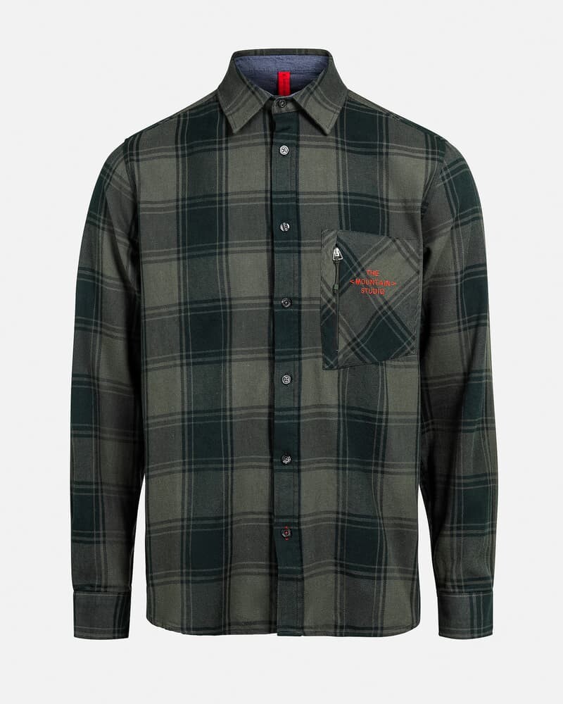 Flanelová košeľa The Mountain Studio FLANNEL OVERSHIRT