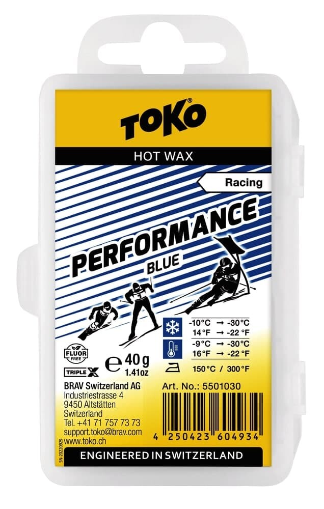 Lyžiarsky vosk TOKO TripleX Performance blue 40 g