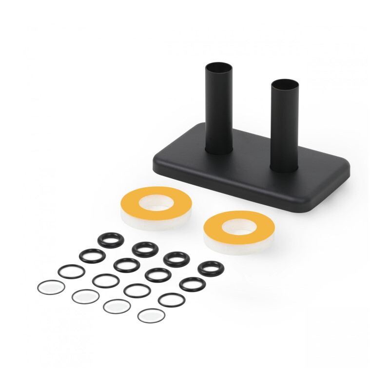 DK Terma integrovaná krycia sada Čierna matná Ø18/L70