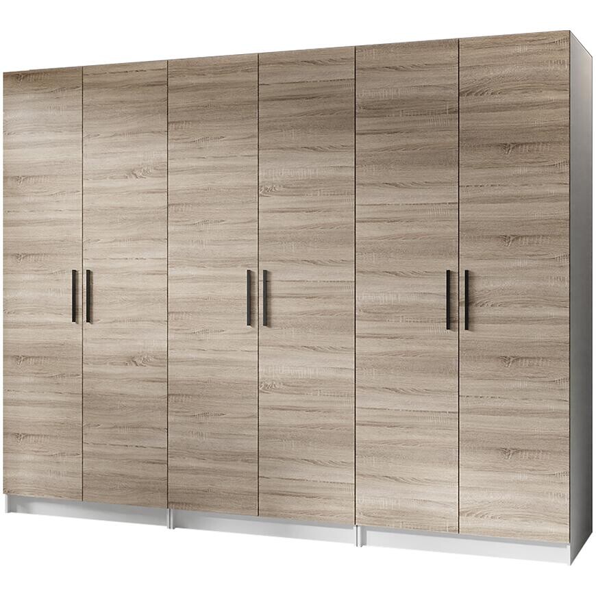 Skriňa X3 Gold 2d Biela/Dub Sonoma