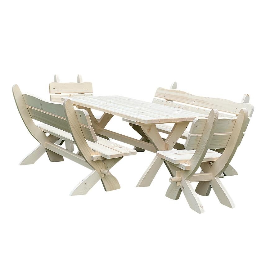 Súprava záhradného nábytku B115 natural