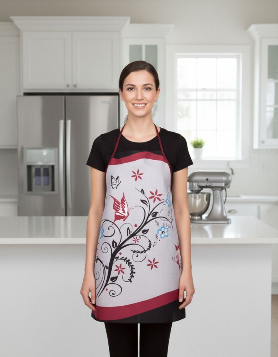 Zástera kuchynská, Motýle lúka, bordová