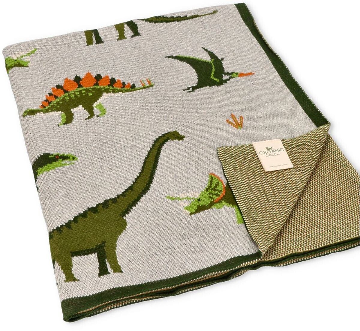Nature Planet Deka z organickej bavlny Dinosaury