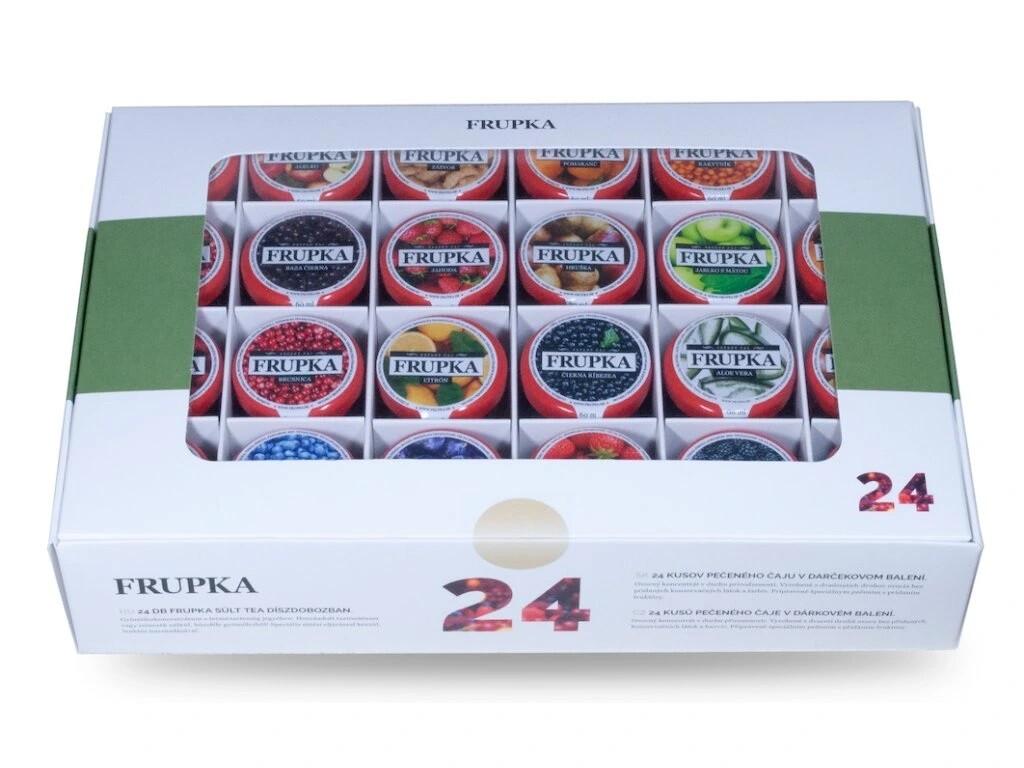 Frupka pečený čaj Darčekové balenie 24x60ml