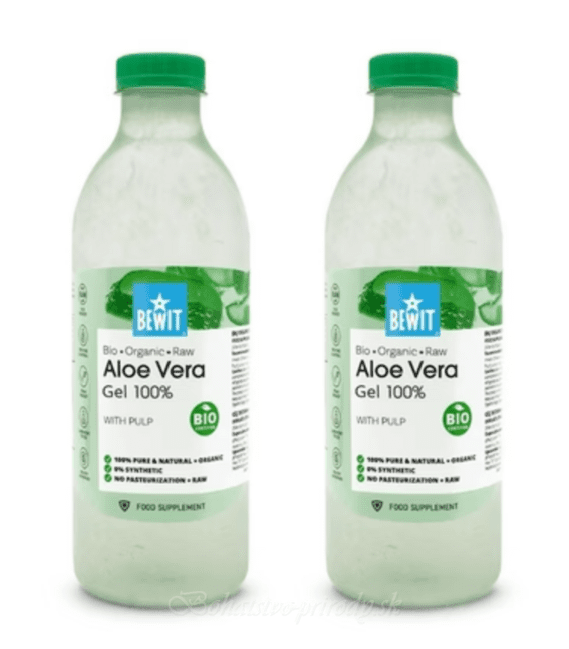 AKCIA 2x Bewit Aloe Vera gel s dužinou BIO RAW