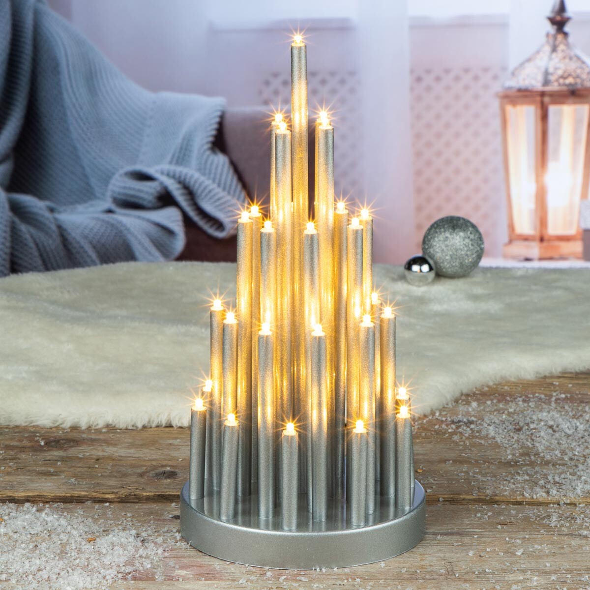 LED dekorácia Pyramída