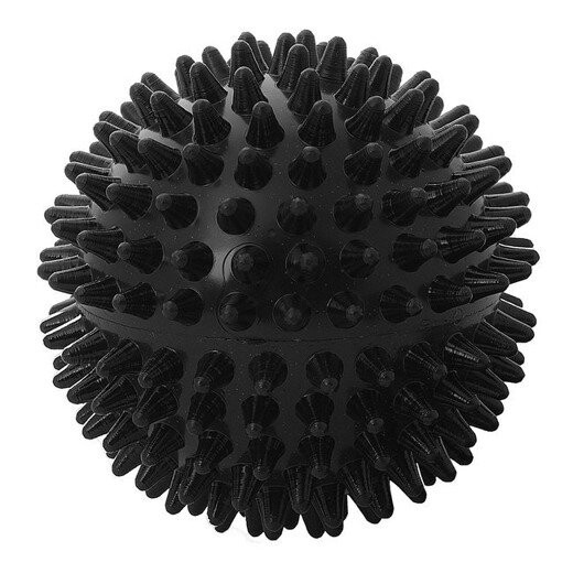 Masážny ježko 7,5- cm - čierny