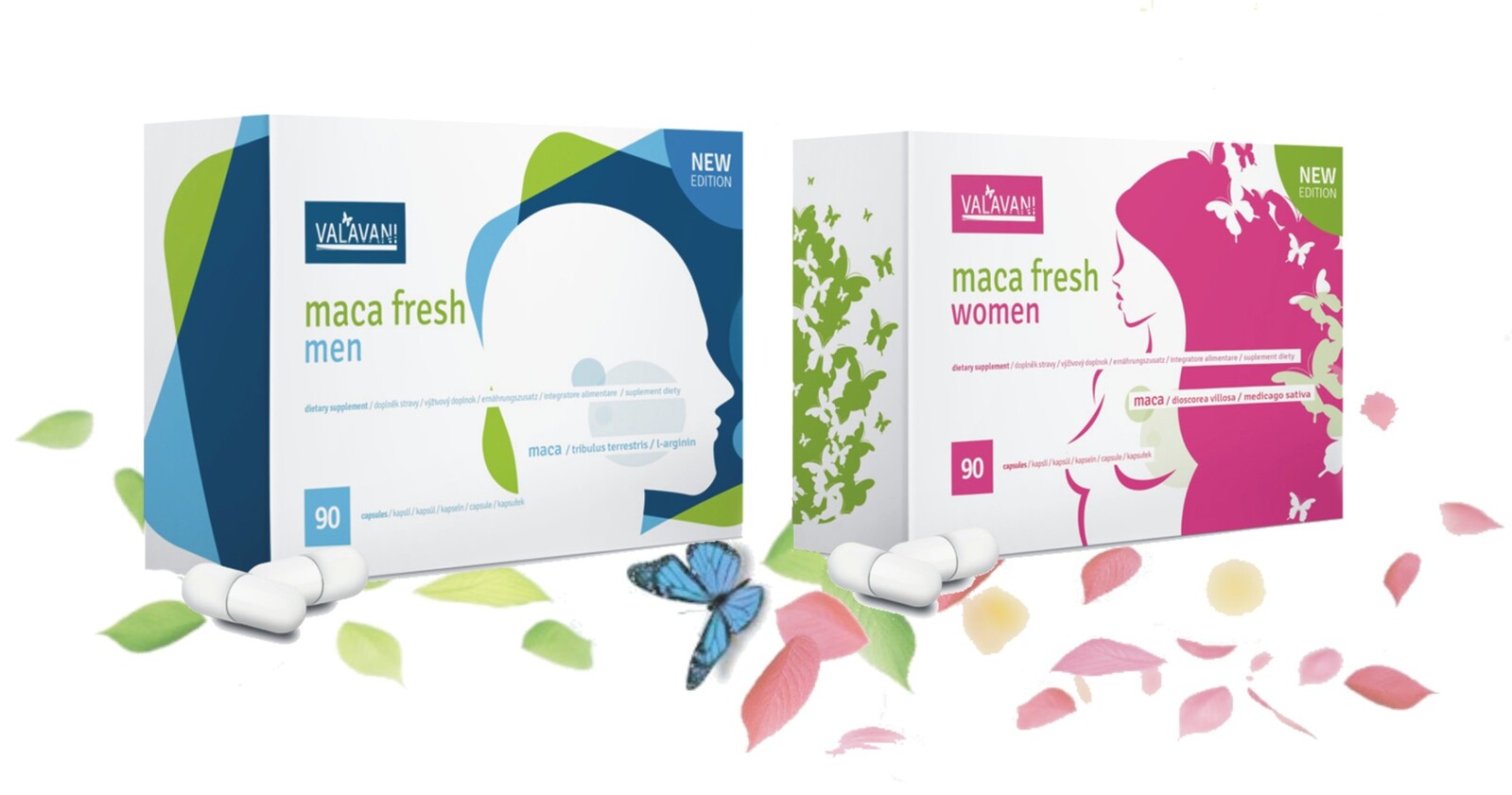 VALAVANI Akčný balíček: Maca Fresh Men + Maca Fresh Woman