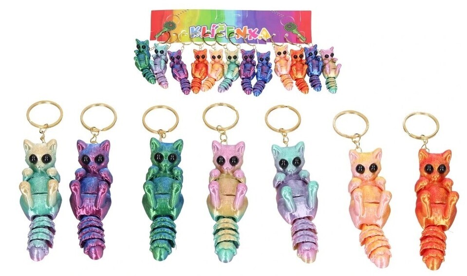 Kľúčenka 3D mačka 13cm