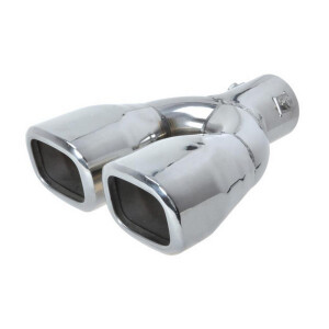 Koncovka výfuku - dvojitá (225x170mm)