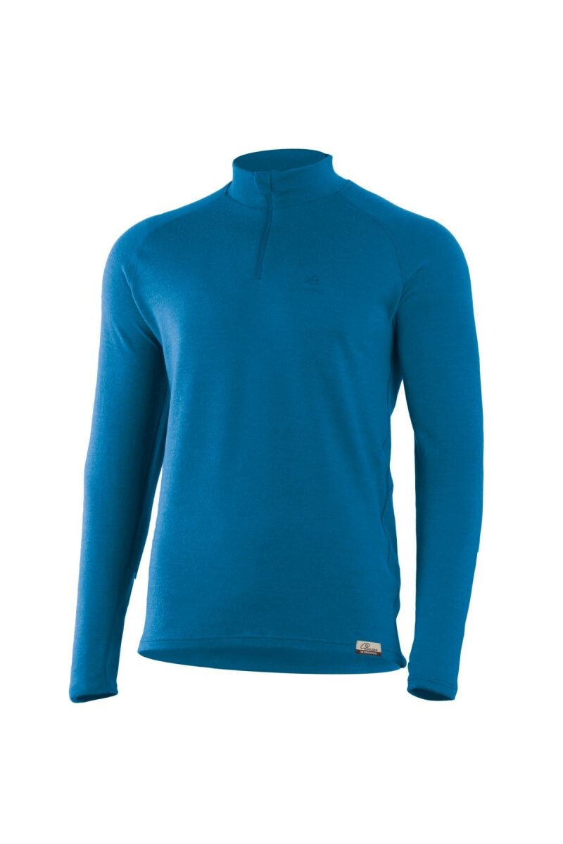 Lasting Wary 5151 modrá vlnená merino mikina Veľkosť: L 8595067804316