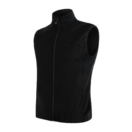 SENSOR MERINO EXTREME pánska vesta čierna Veľkosť: S 8592837061986