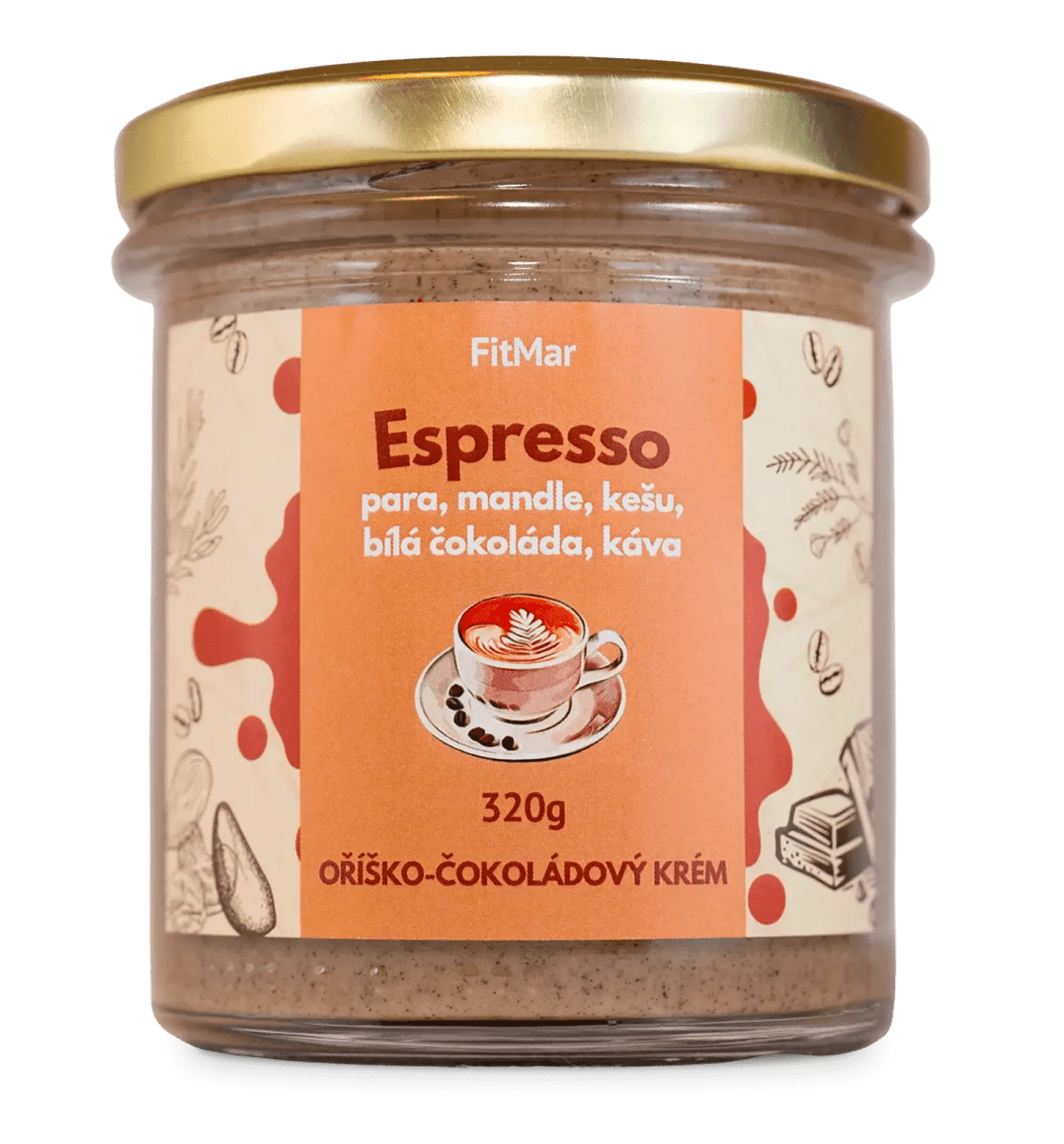Espresso krém kávový s čokoládou