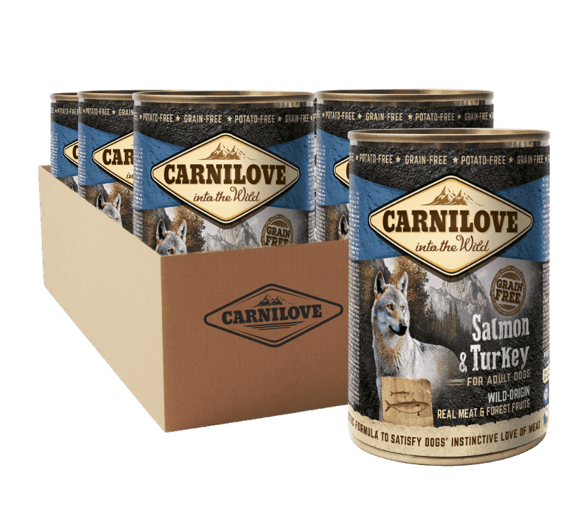 18 x Carnilove Wild Meat Salmon & Turkey 400g