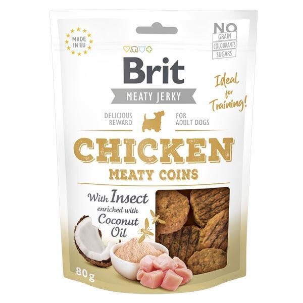 Brit Jerky Chicken with Insect Meaty Coins