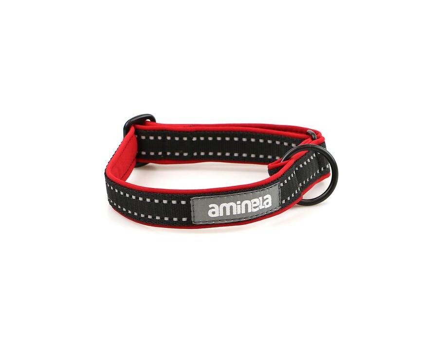 Aminela klasik obojek Sport & City 35-70cm, červená/černá