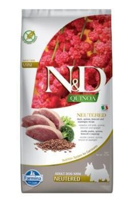 N&D Quinoa DOG Neutered Duck&Broccoli&Asp. Mini