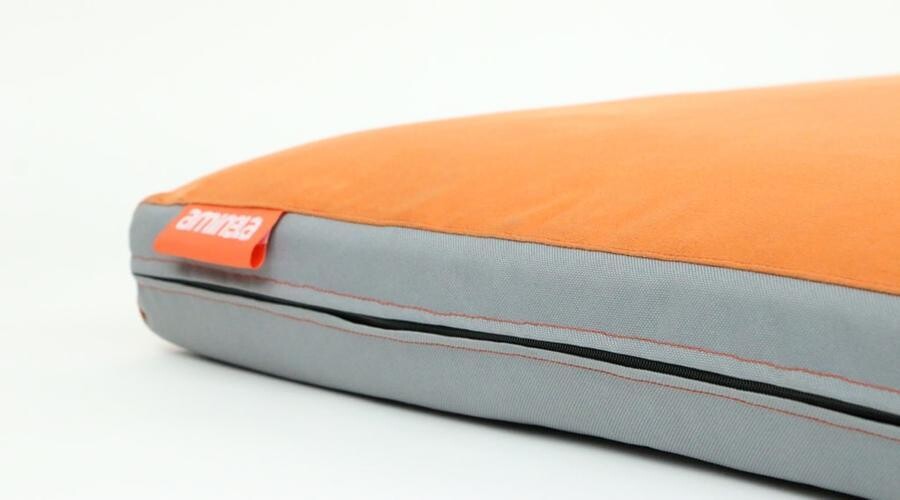 Matrace Aminela - 100x70x10cm Half and Half šedá/oranžová