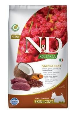 N&D Quinoa DOG Skin & Coat Venison & Coconut Mini