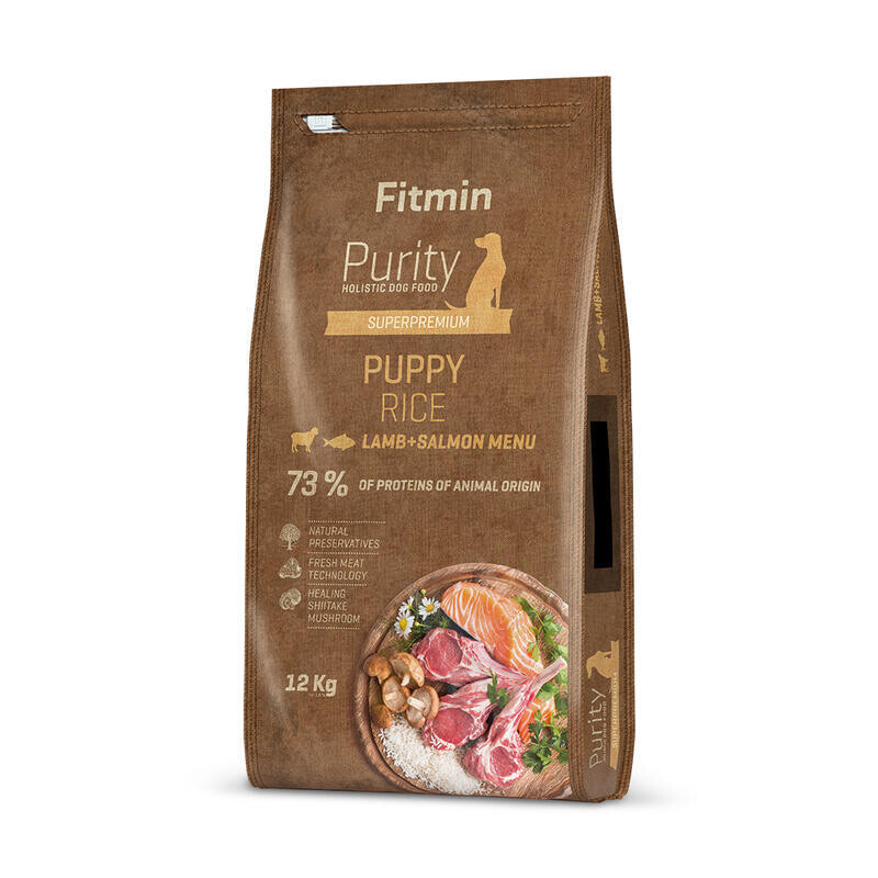 Fitmin dog Purity Rice Puppy Lamb&Salmon